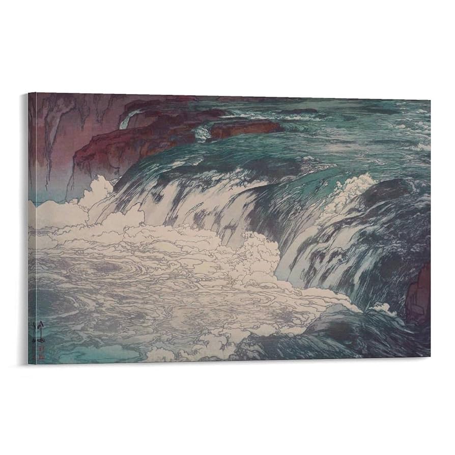絵画 中房川奔流 / 吉田博 日本製 木版画複製 絵画 新版画 - ハイカラ